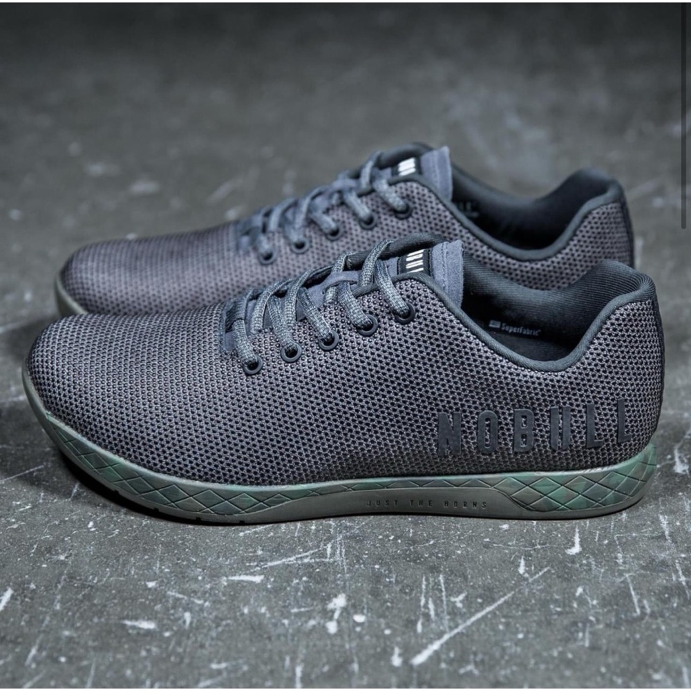Nobull Superfabric Athletic Trainers Green Camo Men’s Shoes Size 14